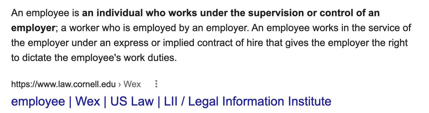 Under US law but similar in Thailand.