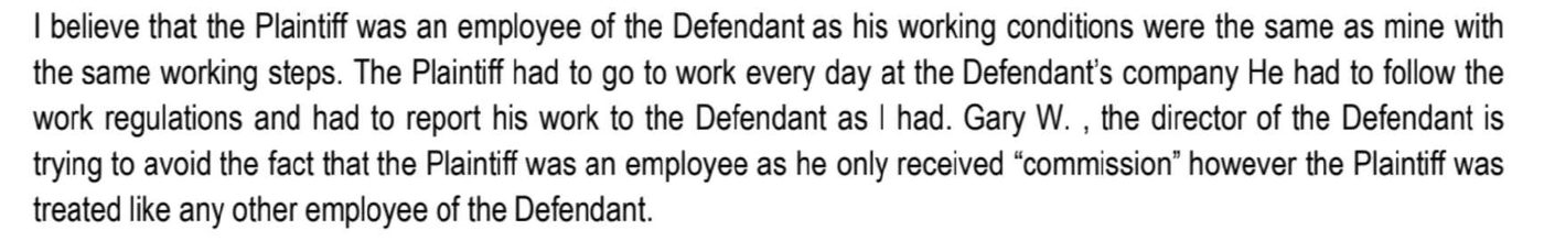 The Final Paragraph of Gary McEwan’s Testimony